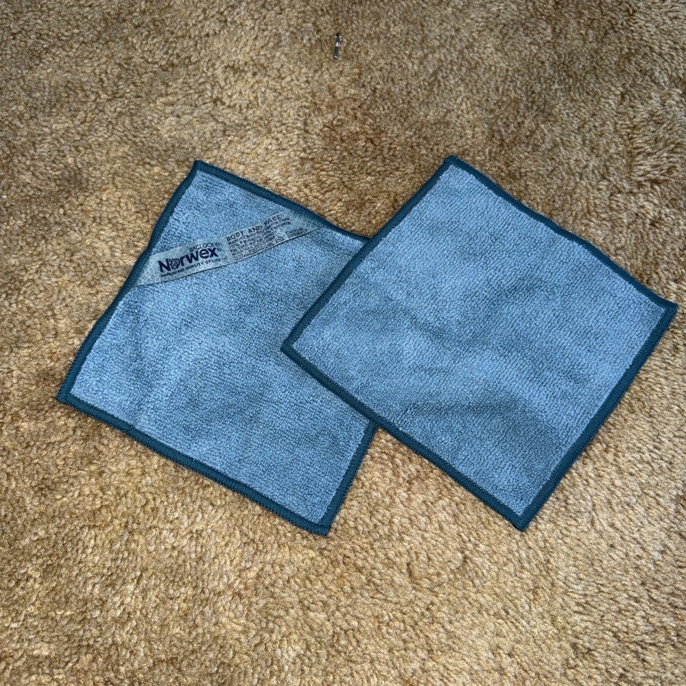 Norwex BacLock® Microfiber Body and Face Cloth Chemical-Free Skincare set of 2